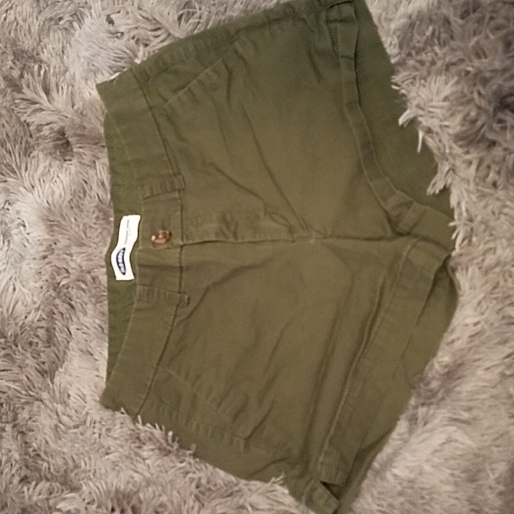 Green shorts